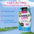 thumbnail image 3 of CharcoCaps Activated Charcoal Anti Gas Digestive Relief Caplets, 75 Count, 3 of 10