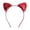Red, variant on Sparkling Cat Ears Headband for Kids Festive Cartoon Glitter Sequins Hair Accessory Red One Size