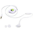 thumbnail image 3 of Headphone Retractable Mono Earphone for OnePlus Nord N30 5G Phone - 3.5mm w Mic Headset Handsfree Earbud Earpiece Compatible With OnePlus Nord N30 5G Model, 3 of 6