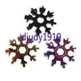 thumbnail image 2 of 18 en 1 copo de nieve multi herramienta llavero hexagonal multifuncional herramienta llave llavero bolsillo multiusos campamento multiherramienta, 2 of 4