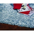 thumbnail image 3 of 9' x 13' Polyester Indigo or  Ivory  Heather Area Rug, 3 of 3