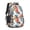 Tractor and Pumpkins, variant on Tractor and Barns Green Pattern Backpack for School, Cute School Bag with Adjustable Shoulder Straps and Padded Back, 16.9"x12.6"x5.9"