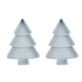 thumbnail image 4 of PAMINGONO 2Pcs Christmas Snack Bowl In Sky-Blue Plastic For Holiday Party, 4 of 8