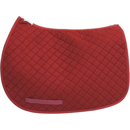 Lightweight All-Purpose Cotton Flannel Underside Polyester Lining All Purpose Saddle Pad | Equestrian Bareback Riding Pad | Horse Riding Pad
