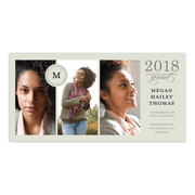 Fancy Filigree Graduation Announcement
