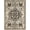 Black Ivory Beige, Pattern 15, variant on ODIKA 8'x10' Washable Area Rug Farmhouse Vintage Inspired Motif Featuring Symmetrical Desk Dining for Room, Large Office, Lounge, Non-Slip Chair-Friendly Mat