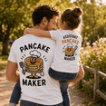 thumbnail image 3 of Daddy And Me Pancake Maker Matching Shirts, Dad Daughter Cooking Outfit, Family Kitchen Shirts, Baking Together Gift, 3 of 7