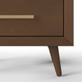 thumbnail image 7 of Child Craft Cranbrook 2-Drawer Nightstand, Mid-Century Modern Style, Pine Wood Construction, Toasted Chestnut, 7 of 7
