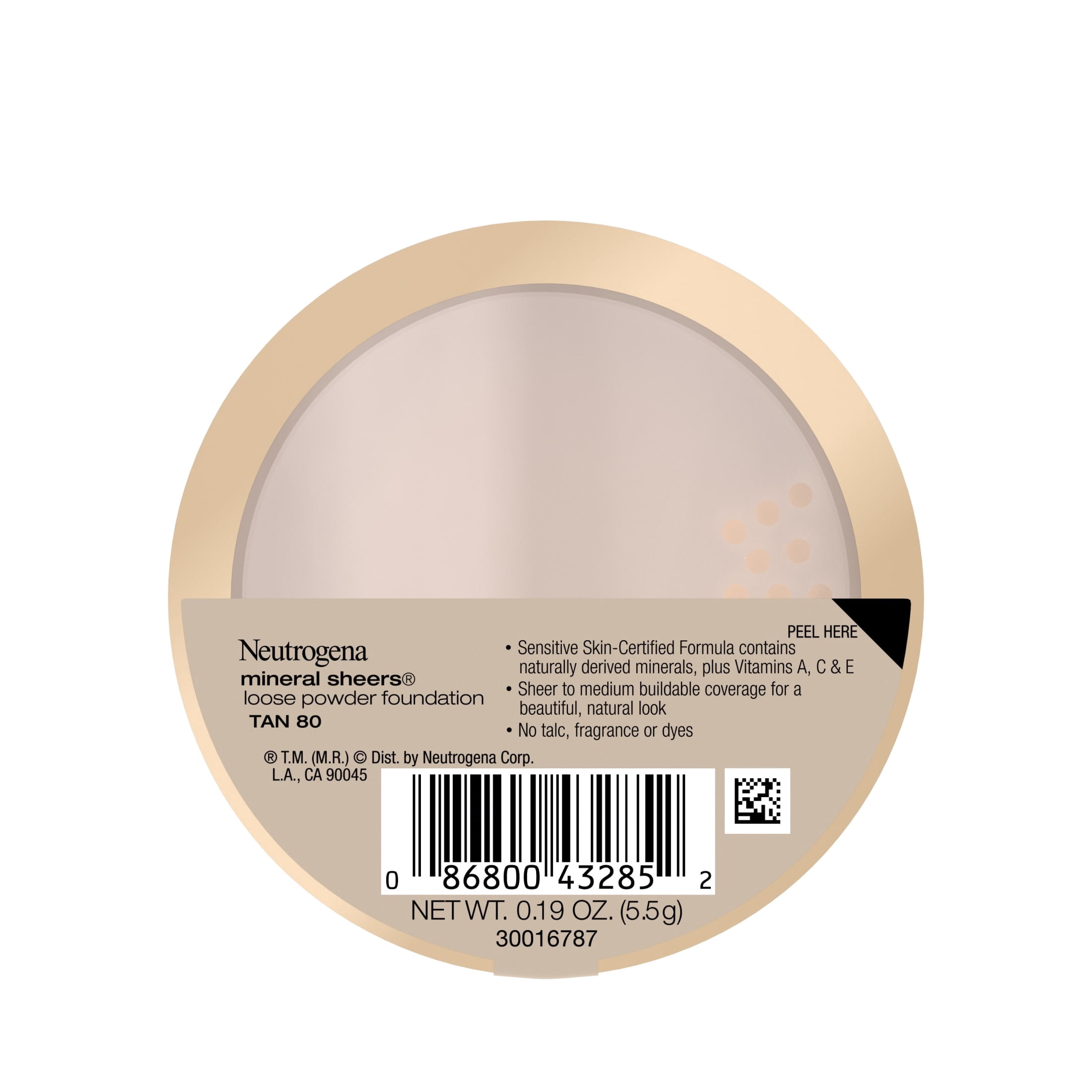 Neutrogena Mineral Sheers Powder Foundation, Tan 80,.19 oz
