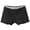 Black, variant on Boxer Briefs Women Color Block Boyleg Underwear Elastic Seamless Lightweight Underwears Skin Friendly Panties
