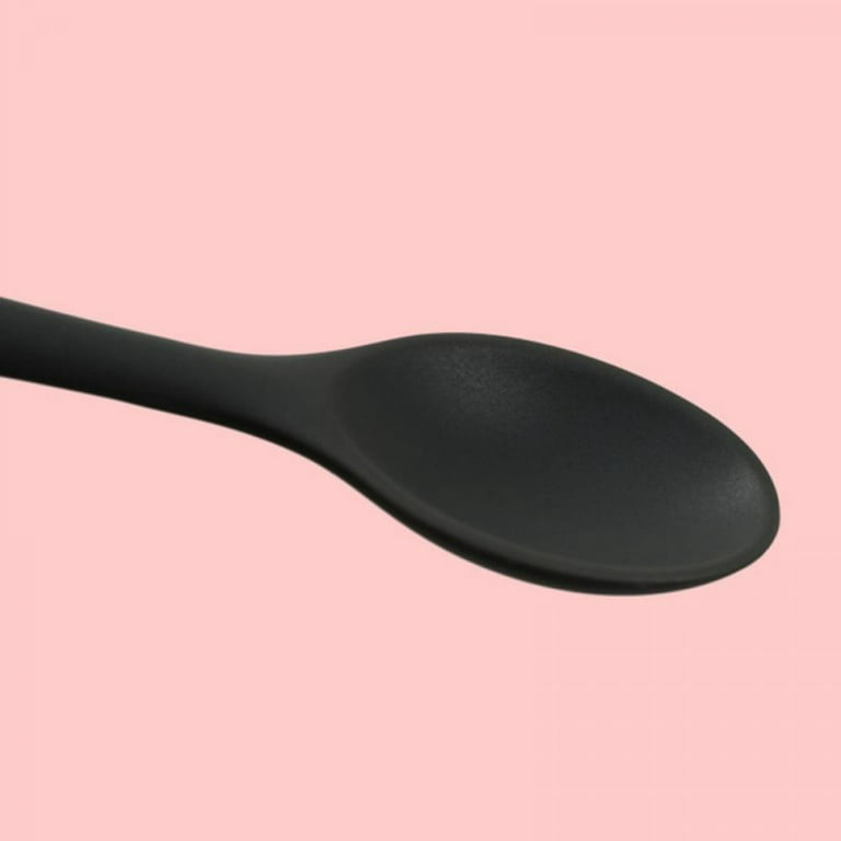 Silicone Mixing Spoon, High Heat Resistant to 480°F, Hygienic One Piece  Design Cooking Utensil for Mixing & Serving 