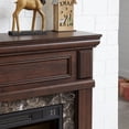 thumbnail image 6 of S-HOME Electric Fireplace Mantel Surround with 23 Inch Insert, Adjustable Flame, Remote Control for Home，Cherry, 6 of 10