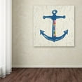 thumbnail image 3 of Trademark Fine Art 'Nautical Collage III on Linen' Canvas Art by Courtney Prahl, 3 of 3