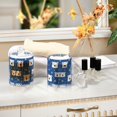 thumbnail image 4 of Yayeee 4 Pack Qtip Holder Bathroom Cotton Swab Canister with Lid Clear Dispenser Set, White Polar Bear, 4 of 6