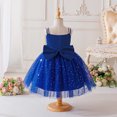 thumbnail image 5 of Bmisegm Girls' Dresses Carnival Pearl Embellished Spaghetti Strap Ruched Bodice Allover Embellished Tutu Skirt Party Kids Dress 3-4 Years, 5 of 9