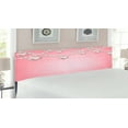 thumbnail image 2 of Pearls Headboard, Heart Pearl Necklace Design Vintage Style Accessory Love Celebrating Art Print, Upholstered Decorative Metal Bed Headboard with Memory Foam, King Size, Beige Pink, by Ambesonne, 2 of 4