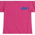 thumbnail image 3 of Barbie - Ken Emotion Grid - Girls Fitted Short Sleeve Graphic T-Shirt, 3 of 5
