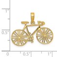 thumbnail image 6 of Auriga Fine Jewelry 14K Yellow Gold Polished Bicycle Charm for Women (Length - 18.5 mm, Width - 26 mm), 6 of 6
