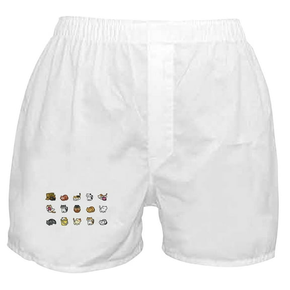 CafePress - Neko Atsume Boxer Shorts - Men's Novelty Boxer Shorts