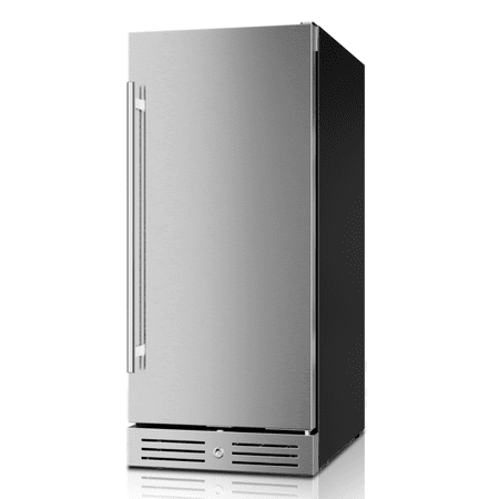 Yeego 15" Built-in Beverage Refrigerator, ±1°F Accuracy, 80 Cans, Stainless Steel Door, Indoor/Outdoor Refrigerator Wine Cooler