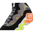 thumbnail image 2 of Fila MB Stitch Sneakers Monument Black Shocking Orange Size Model Number, 2 of 4