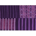 thumbnail image 1 of Ahgly Company Indoor Rectangle Patchwork Purple Transitional Area Rugs, 2' x 3', 1 of 4