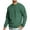 02 Army Green, variant on guisaled Mens Crewneck Sweatshirts Solid Long Sleeve Casual Warm Pullover Tops Classic Fit Loose Comfort Soft Basic Sweatshirt Winter