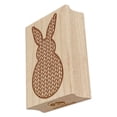 thumbnail image 1 of Bunny Pattern Knit Easter Rabbit Rectangle Rubber Stamp Stamping Scrapbooking Crafting - Large 2.5in, 1 of 7