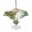 Green2, variant on Outdoor Tablecloth with Umbrella Hole for Patio/Picnic/Party/Camping, Cute Zebra Forest Waterproof Table Cloth Rectangle Table Cover Washable, Green Trees Cone Leaves Mushroom (60"x 120")