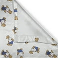 thumbnail image 6 of Ambesonne Dotted Grommet Curtain, Teddy Bear Cartoon, 50" x 54", Violet Blue Pale Brown, 6 of 6