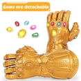 thumbnail image 3 of Bulex Kids Light‑Up Gold Infinity Glove, Halloween Cosplay Costume Accessory for Party Role‑Play, 3 of 7