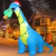 thumbnail image 2 of Inflable COMIN Dinosaurio Navideño de 3 m para Decoración de Jardín, 2 of 7