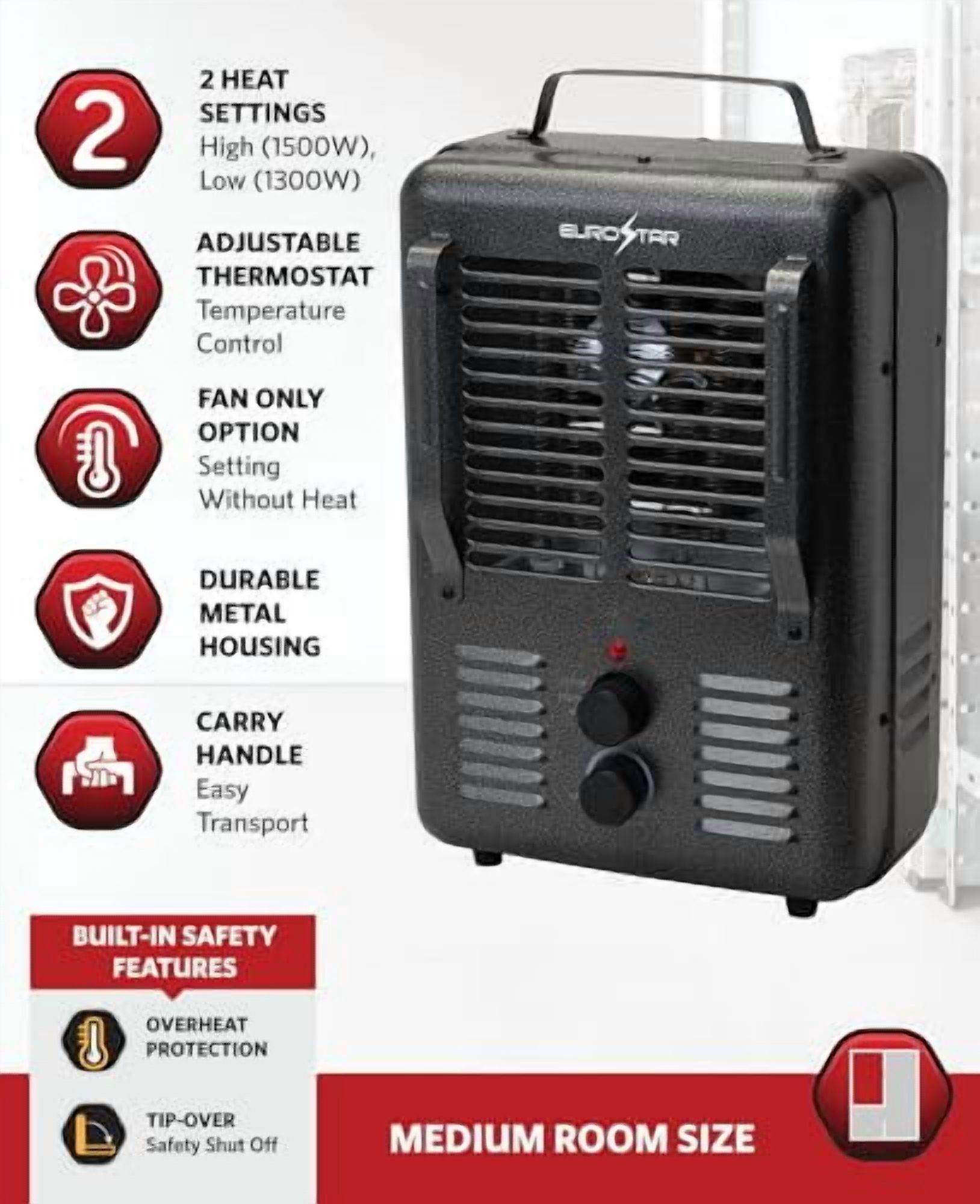EUROSTAR MH680 Milkhouse Utility Heater
