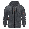 thumbnail image 1 of pstuiky camisa de manga larga para hombre, Sudadera deportiva de manga larga con capucha y bolsillos múltiples para hombre, estilo cargo, informal, para entrenamiento tops de invierno para hombre m, 1 of 4