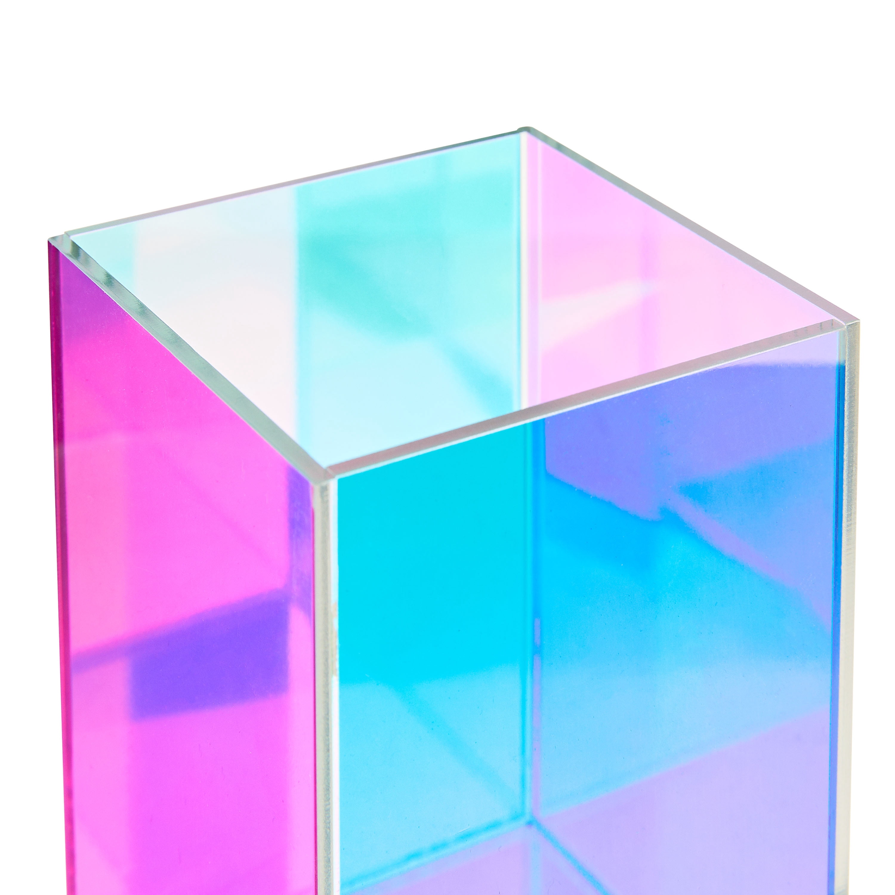 Pen+Gear Iridescent Pen Cup,New Rectangle Shape