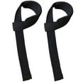 thumbnail image 4 of LEDMOMO 1Pair Premium Black Weightlifting Straps with Cotton Pads for Gym and Training Equipment, 4 of 5