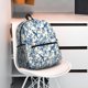 thumbnail image 5 of Disketp Vintage Floral Birds Mochila Ligera Clásica con Múltiples Bolsillos, Mochila Casual para Hombre y Mujer, Ideal para Escuela, Trabajo y Viajes, 5 of 6