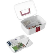 MyGift First Aid Clear Top Portable Storage Box
