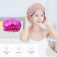 thumbnail image 2 of Gorro de dormir Minnieouse para mujer a prueba de aceite y polvo multicolor Rosa AP010840-08B, 2 of 6