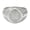 Silver, variant on Cubic Zirconia Rings for Men Women Round Circle Stainless Steel Silver Gold Plated Unique Personalized Statement Vintage Dainty Wedding Couples Jewelry Silver Size 12