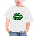 thumbnail image 4 of SDNall Bambin Garçons Filles Mode Mignon Col Rond Impression Manches Courtes Top, 4 of 9