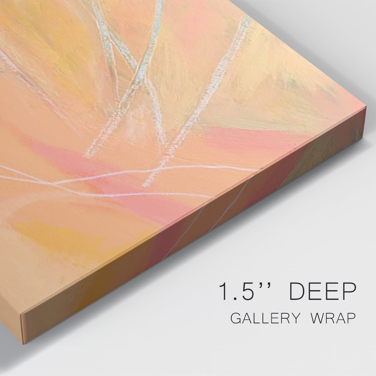 Peach Bliss II Premium Gallery Wrapped Canvas - Ready to Hang