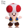 thumbnail image 4 of Mushroom Red Toad Plush Standing Position, Cuddly Cartoon Game Stuffed Toy Doll 22CM, Deep Red, 4 of 4