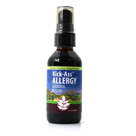 WishGarden Herbal Remedies WishGarden Herbs — Kick Ass Allergy Herbal Formula — Gluten Free — 2 oz Pump