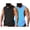 Black/Light Blue(2Pcs), variant on COOFANDY Men's 2 Pack Sport Tank Tops Workout Muscle Tee Bodybuilding T Shirts