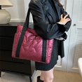 thumbnail image 3 of Bolso Mano Invierno para Mujer Acolchada Algodón Suave Compras, 3 of 5