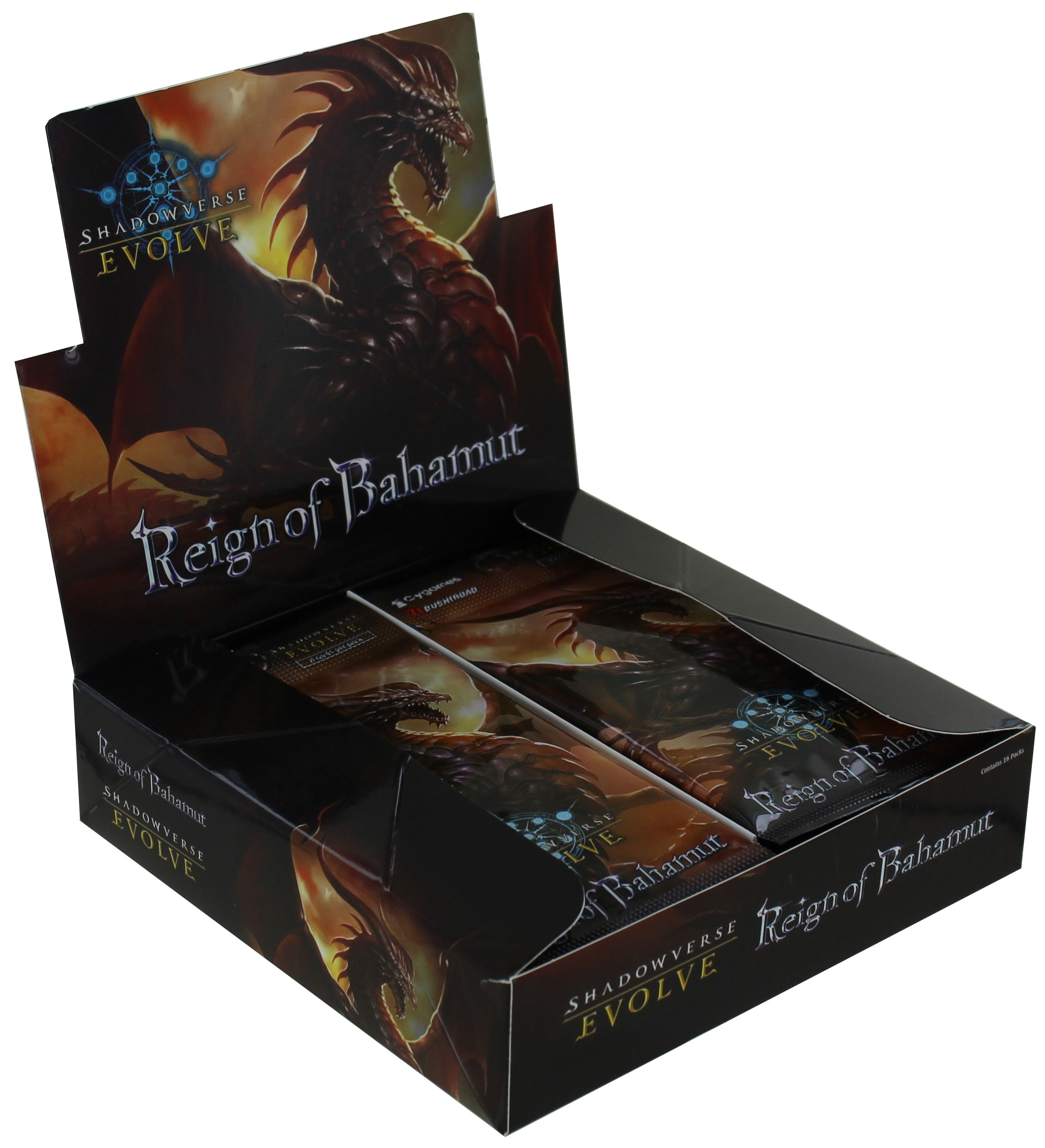 Shadowverse: Evolve Trading Card Game Reign of Bahamut Booster Box (16 Packs)