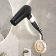 thumbnail image 5 of EGNMCR Lazy Hair Dryer Rack With Rotating Bracket, Hands-free Hair Dryer Rack, Wall-mounted Hair Dryer Rack, Adhesive Wall-mounted Hair Dryer Rack, Save Bathroom Space wall mounted storage, 5 of 5