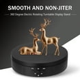 thumbnail image 4 of Tignapoo Smart Rotating Display Stand with Adjustable Speed and Angle for Live Streaming and Photography - Battery Not Included - Matte Black Finish, 4 of 7