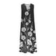 thumbnail image 5 of ICHUANYI Clearance Women's Summer Design Casual Dress Gradual Sleeveless Neck V-Neck Long Dress(White, L) ICHUANYI WER2023080701634, 5 of 5